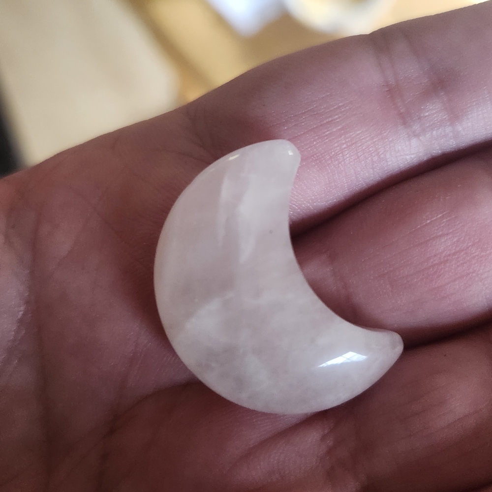 Sold Crescent Moon Stone Pendant